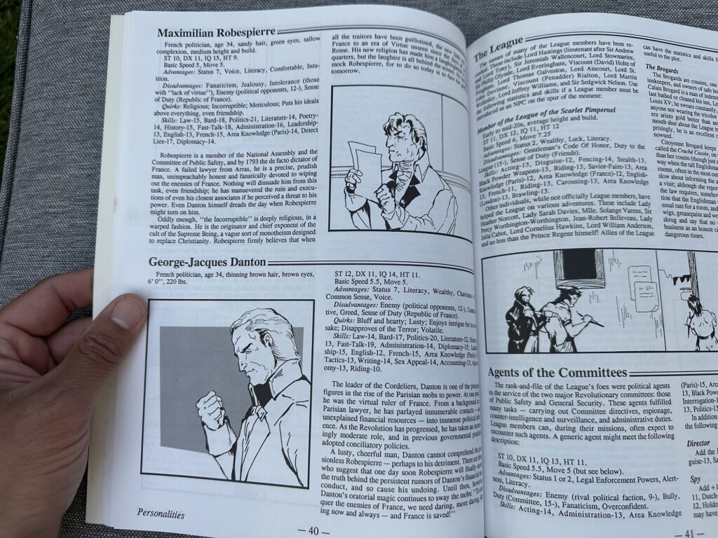 GURPS stats for historical figures! How cool were the 1990s!