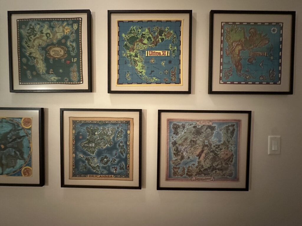 A front view featuring maps to games 5, 6, and 7.