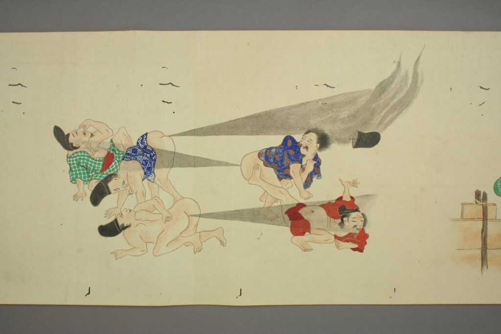 A big showdown between two groups of farters