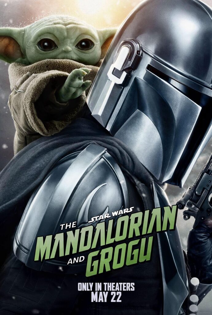 Movie post for The Mandalorian and Grogu. 