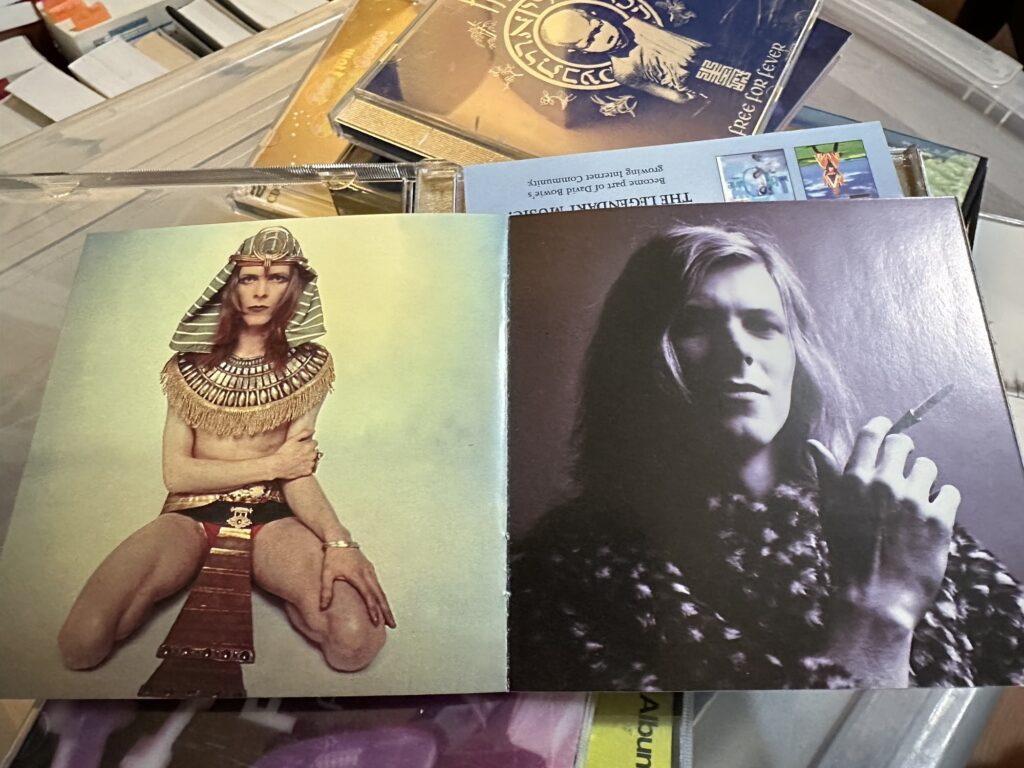 A booklet from one of David Bowie's Best Of albums.