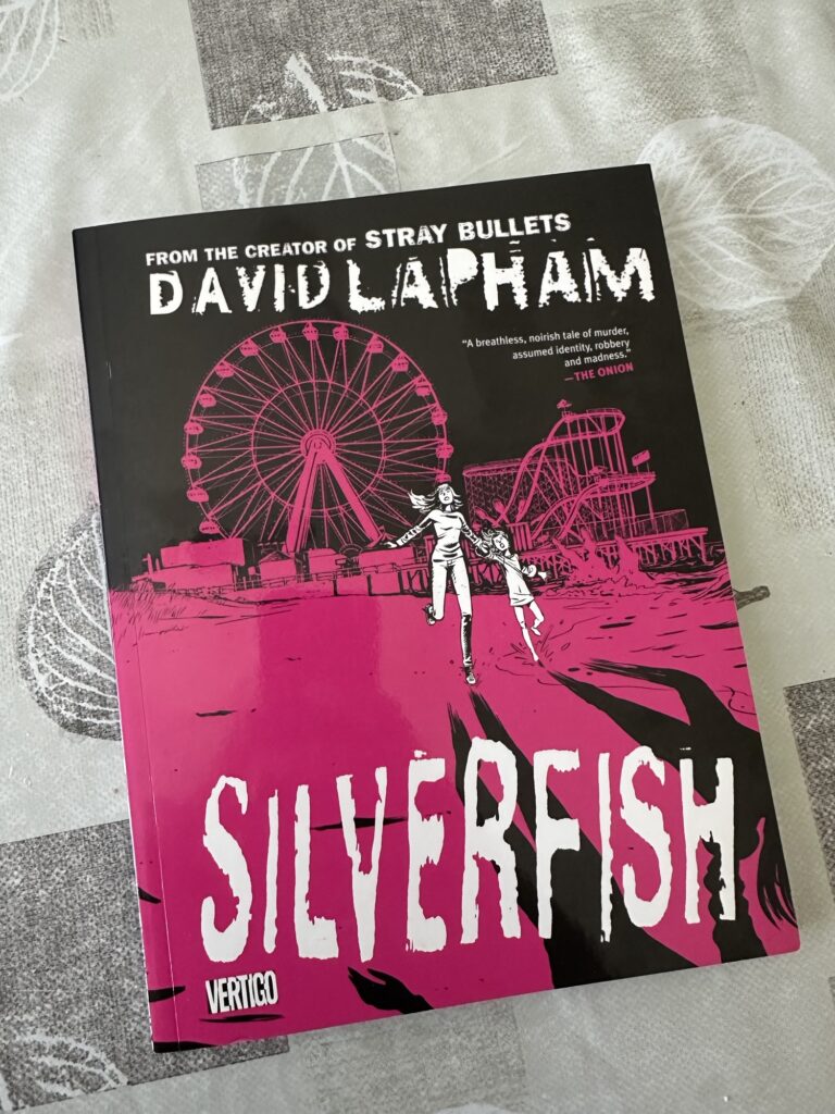 The cover of “Silverfish” by David Lapham, a single TPB story of money, murders, and secrets.