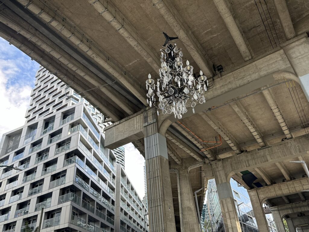 That big chandelier under the Granville bridge