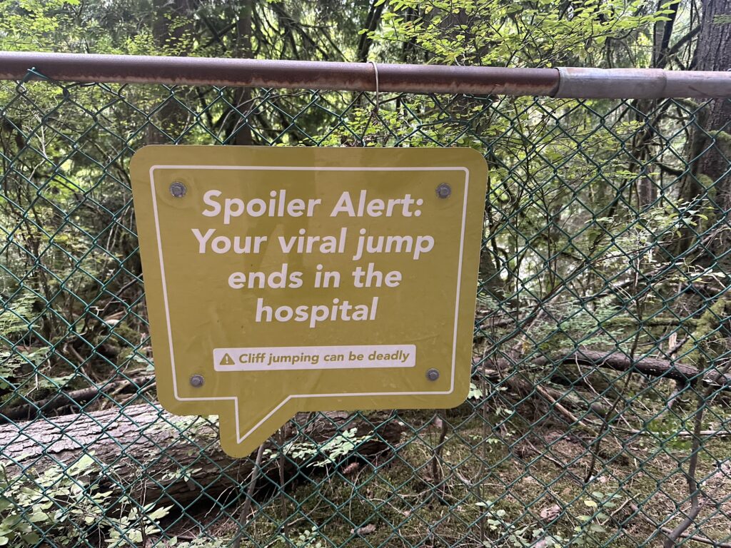 "Spoiler Alert: Your viral jump ends in the hospital"