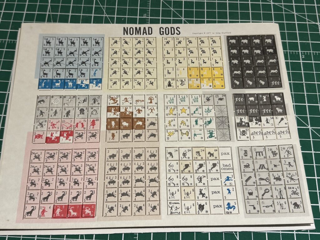 The second unpunched chits sheet!
